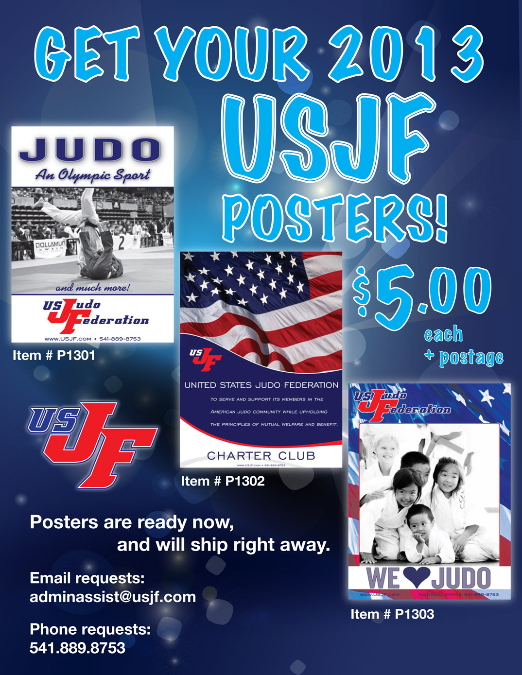 USJF Judo posters